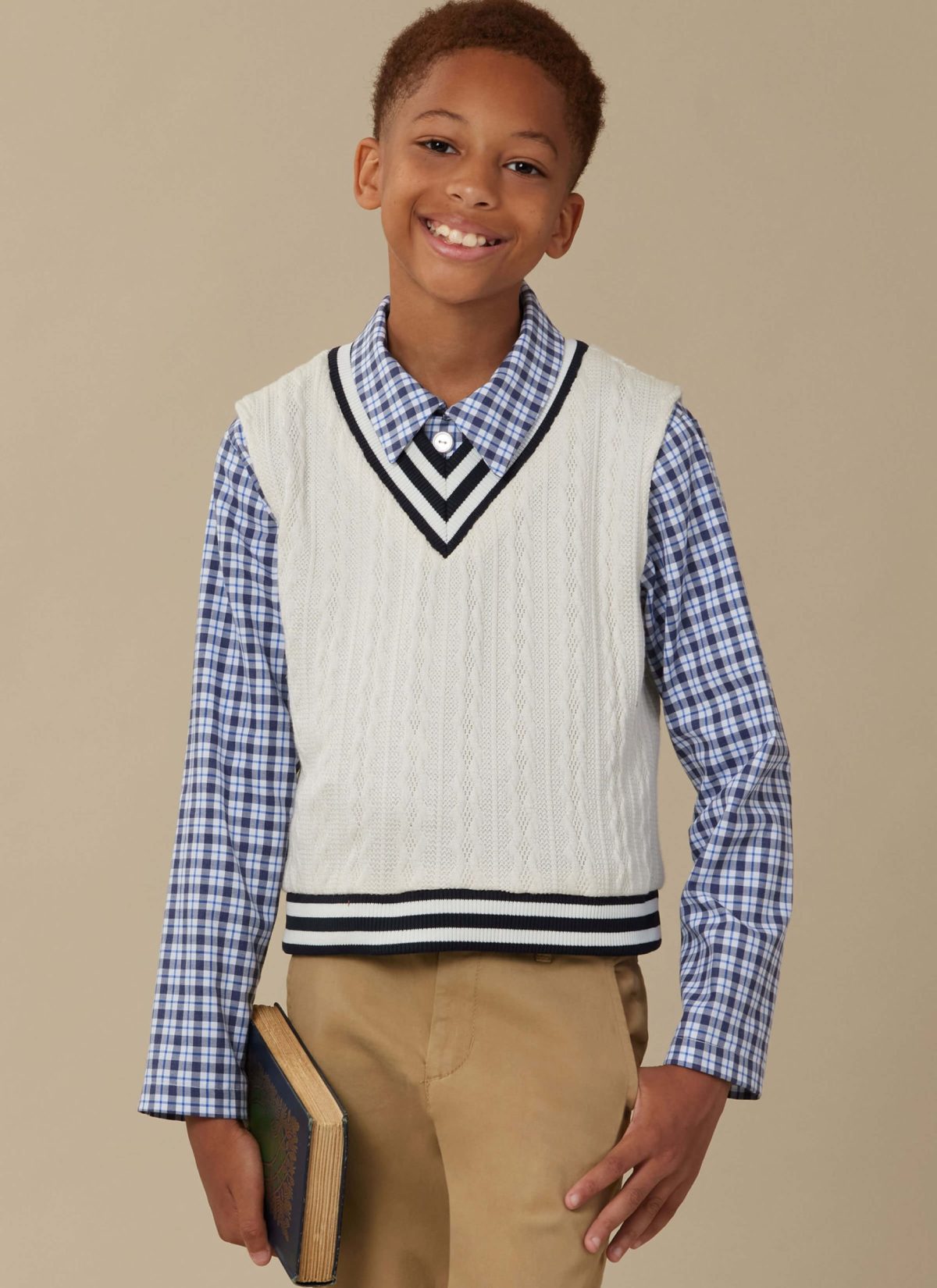 McCall's Sewing Pattern M8537 Children’s and Boys’ Vests, Top and Shirt