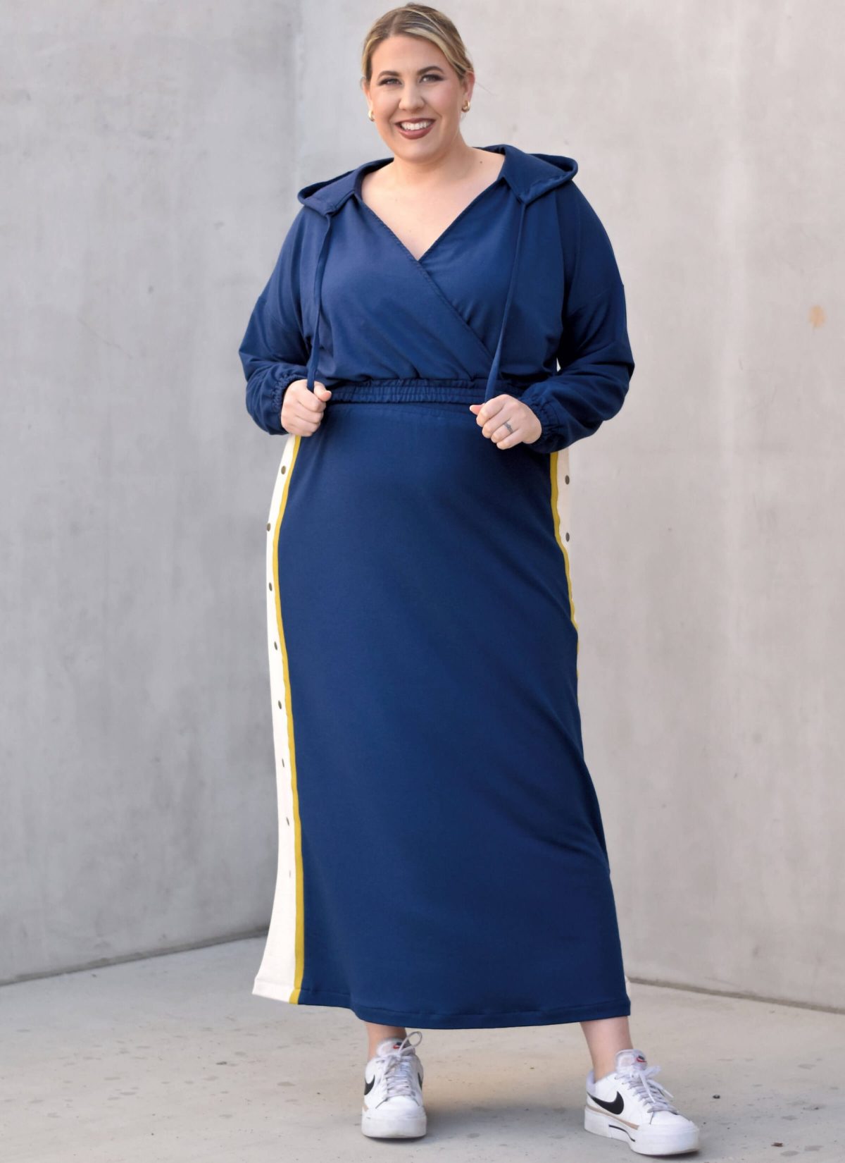 Know Me Sewing Pattern ME2101 Misses' Knit Top and Skirt by Alisha Grace