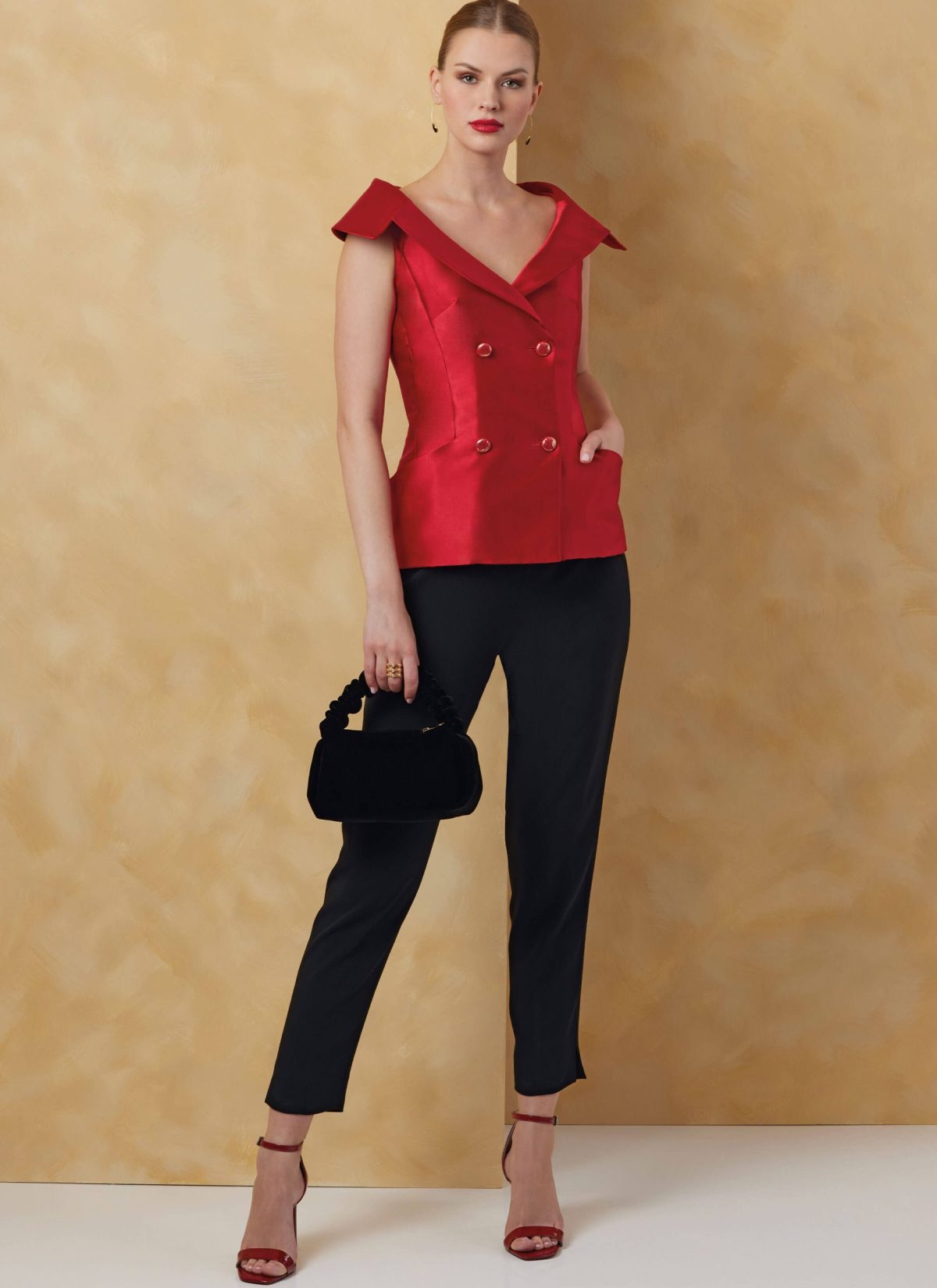 Vogue Sewing Pattern V2073 Misses' Jacket with Sleeve Variations