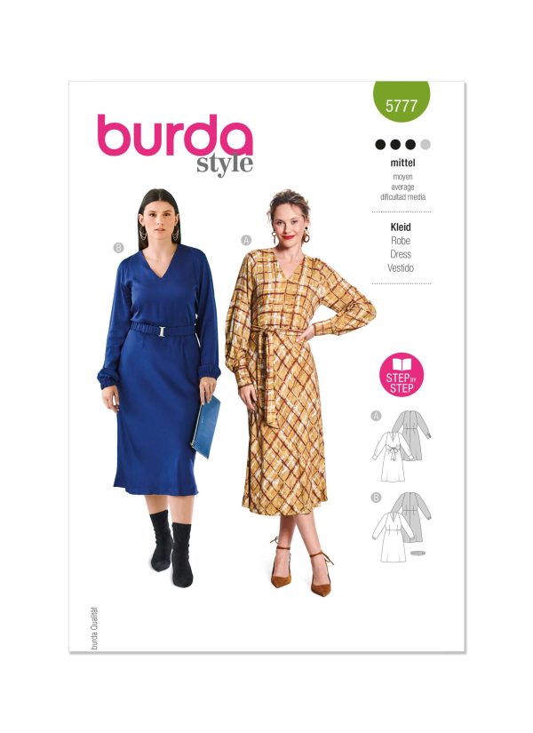 Burda Style Pattern 5777 Misses' Dress