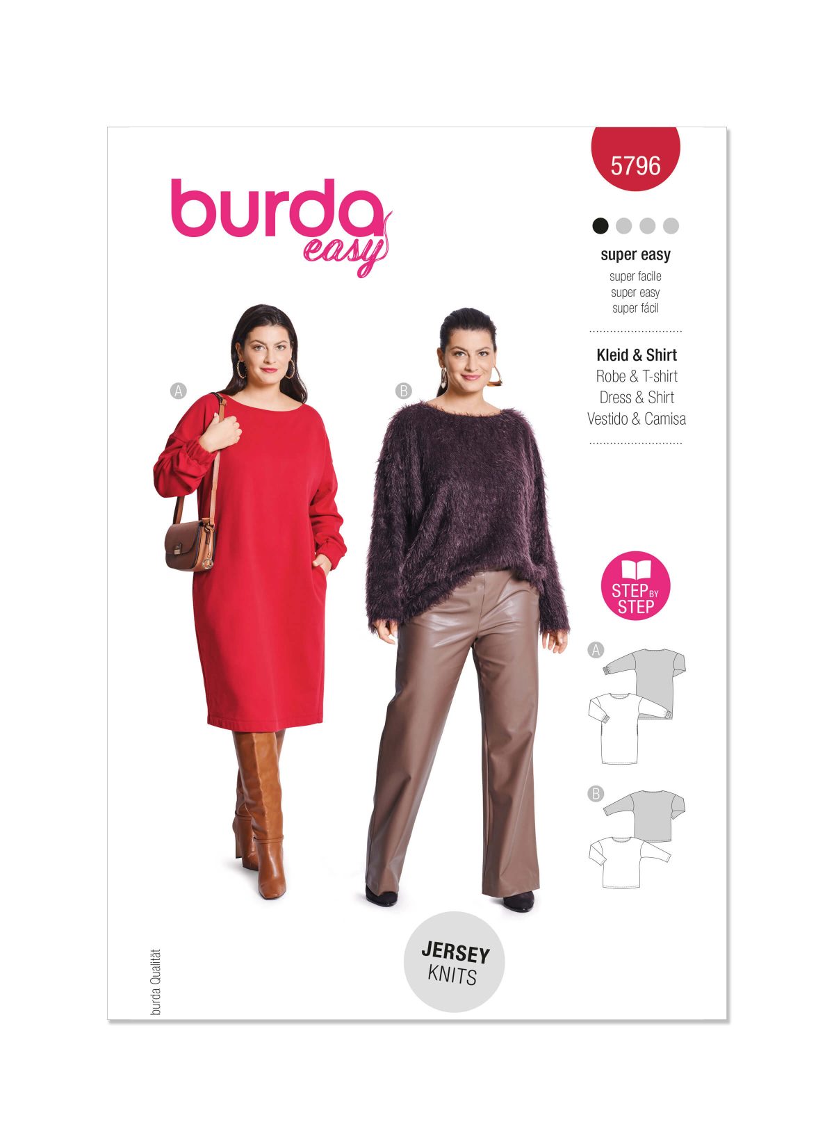 Burda Style Pattern 5796 Misses' Dress and Top