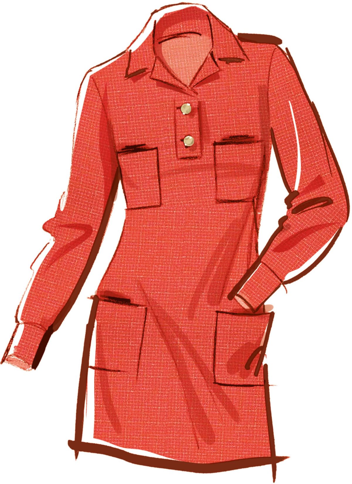 McCall's Sewing Pattern M8552 Misses' Dress with Sleeve Variations