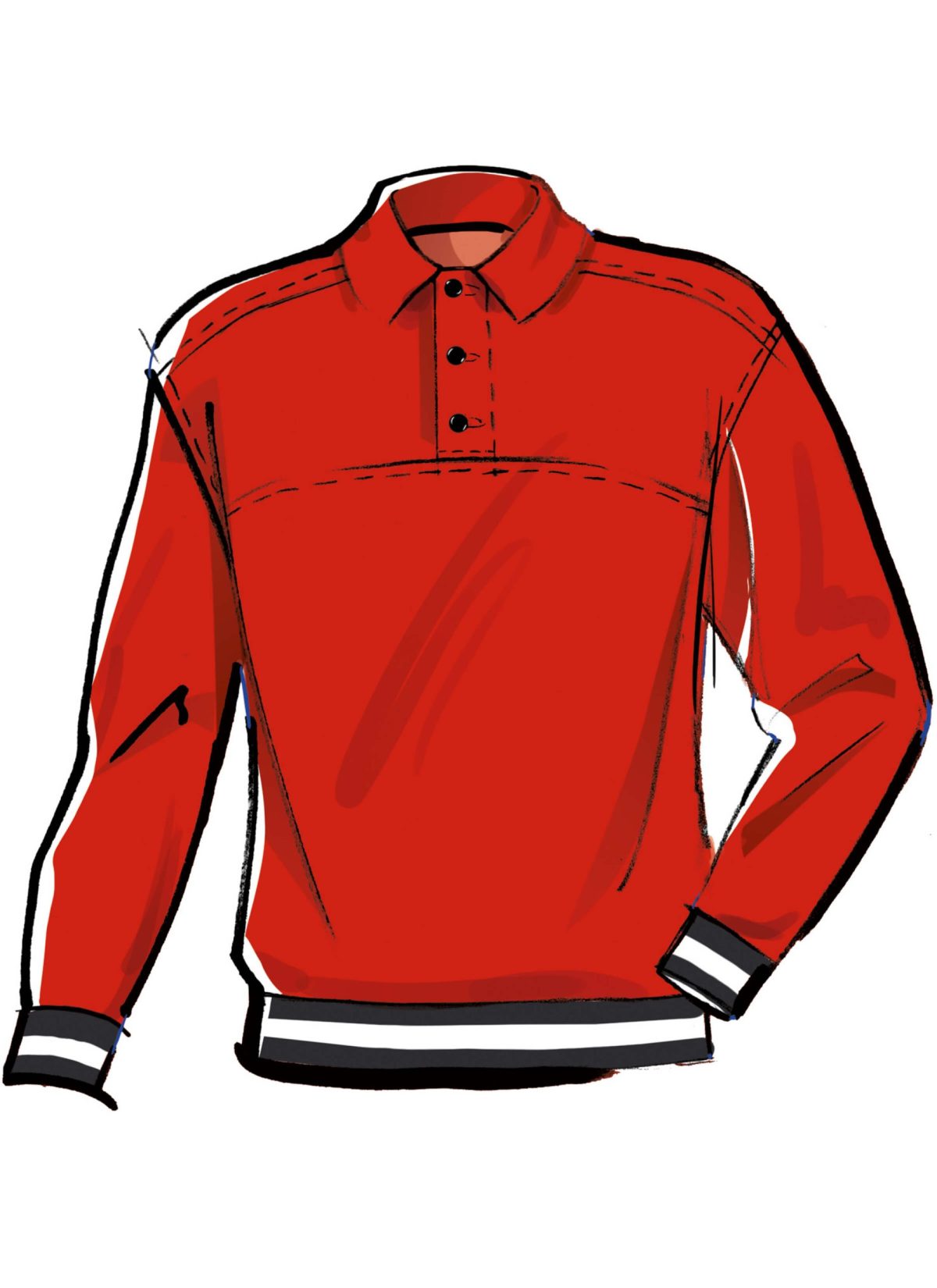 McCall's Sewing Pattern M8564 Unisex Knit Pullover Tops