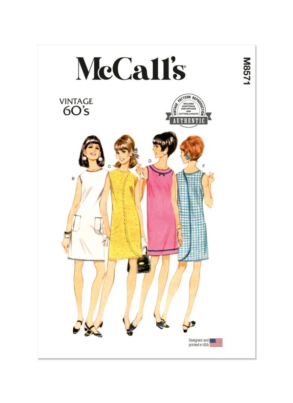 McCall's Sewing Pattern M8571 Misses' Wrap- A- Rounder Dress in Six Versions