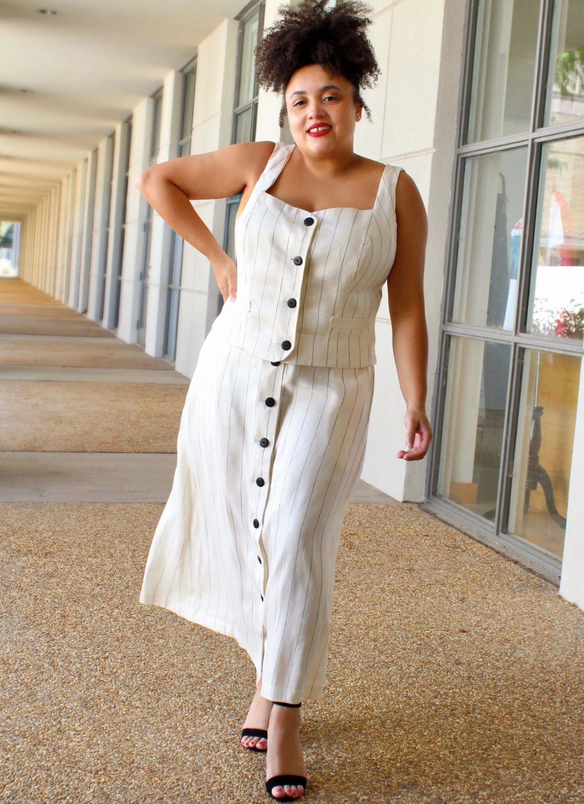 Know Me Sewing Pattern ME2107 Misses' and Miss Petite Top and Skirt in Two Lengths by Raven Maureen