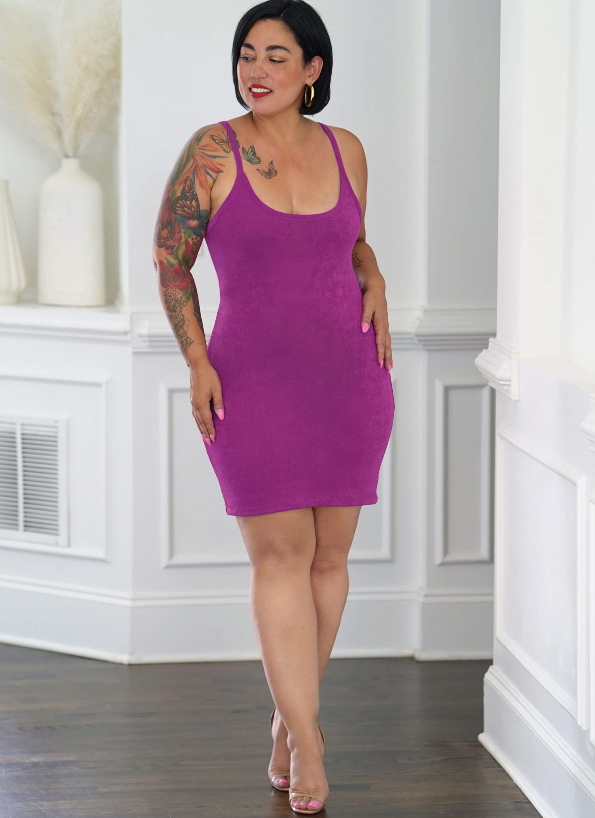 Simplicity Sewing Pattern S3064 Misses' and Women's Knit Dress in Two Lengths by Mimi G Style