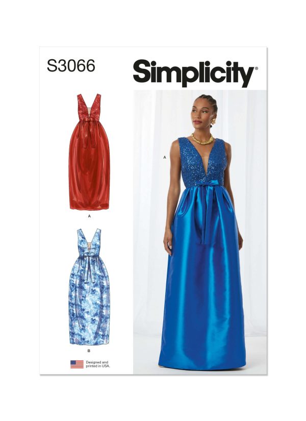 Simplicity Sewing Pattern S3066 Misses' Special Occasion Gowns