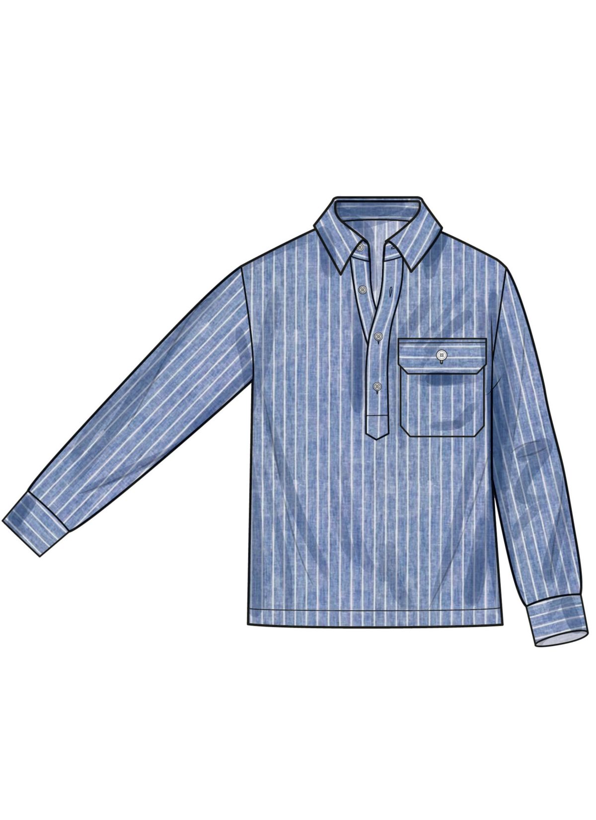 Simplicity Sewing Pattern S3076 Men's Tops, Shorts and Trousers