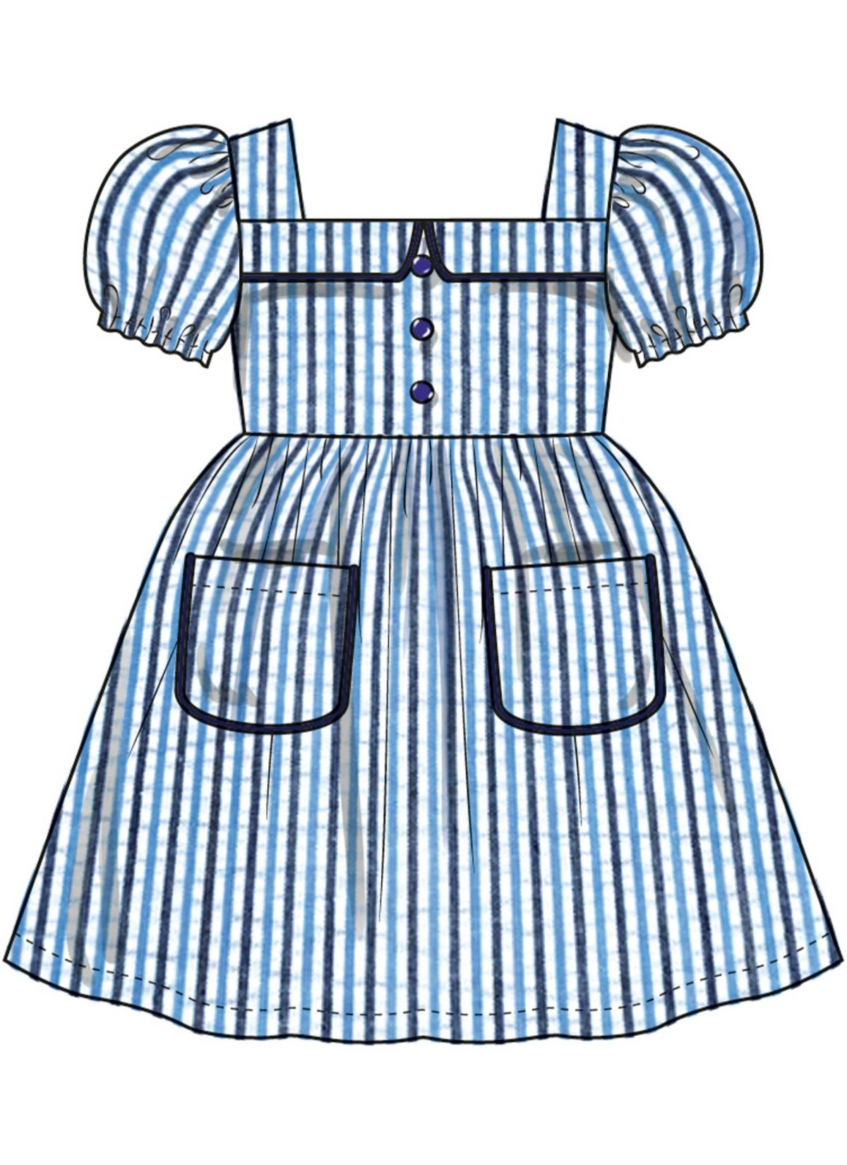 Simplicity Sewing Pattern S3080 Toddlers' Dresses