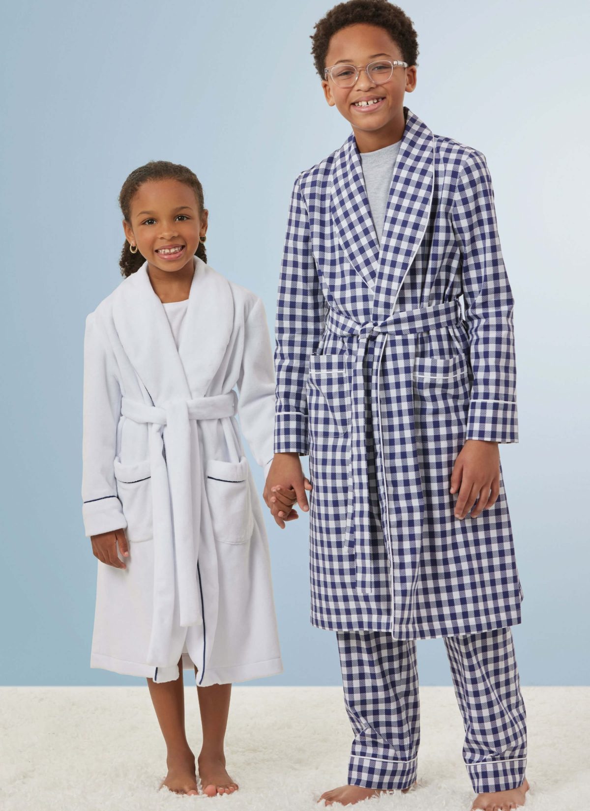 Simplicity Sewing Pattern S3109 Girls' and Boys' and Adults' Robe, Shorts and Trousers