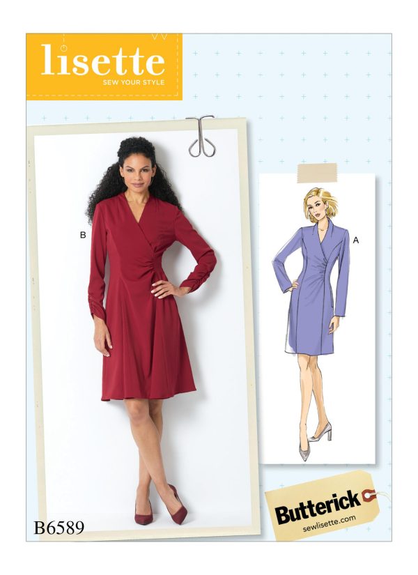 Butterick Sewing Pattern B6589 Misses' Dress by Lisette