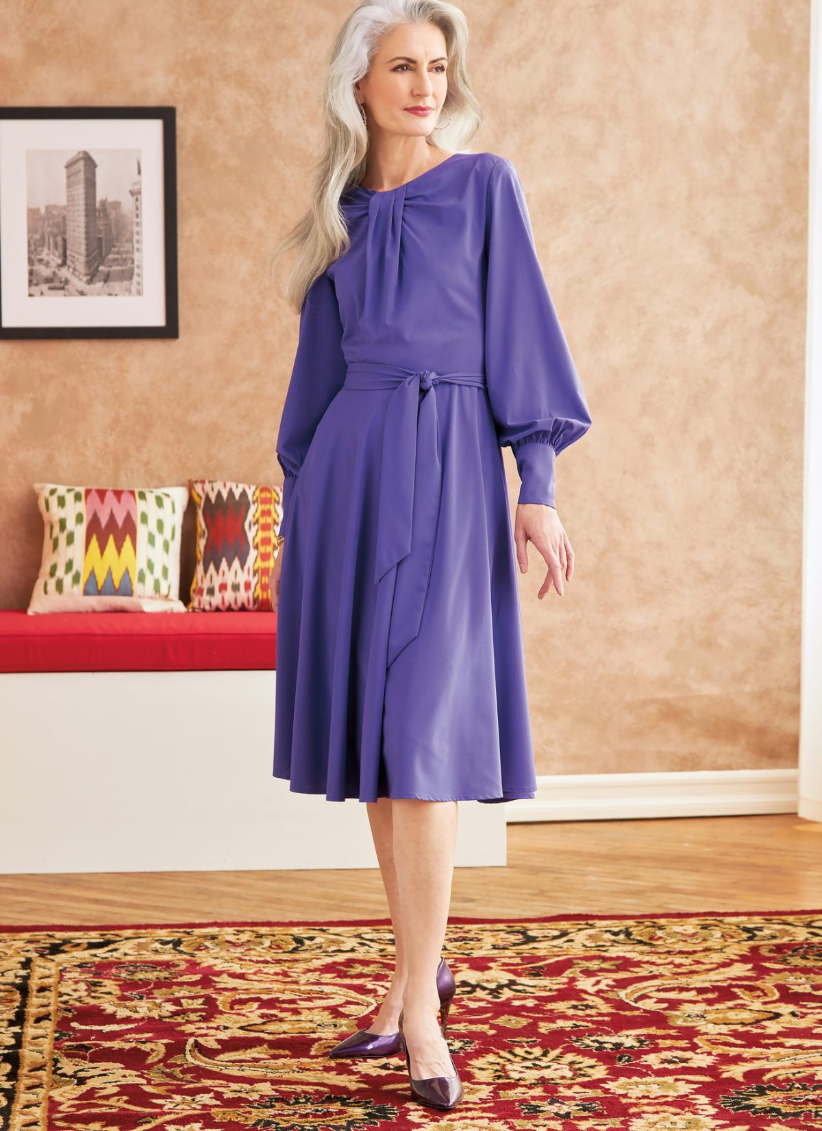 Butterick Sewing Pattern B6704 Misses' Dress & Sash