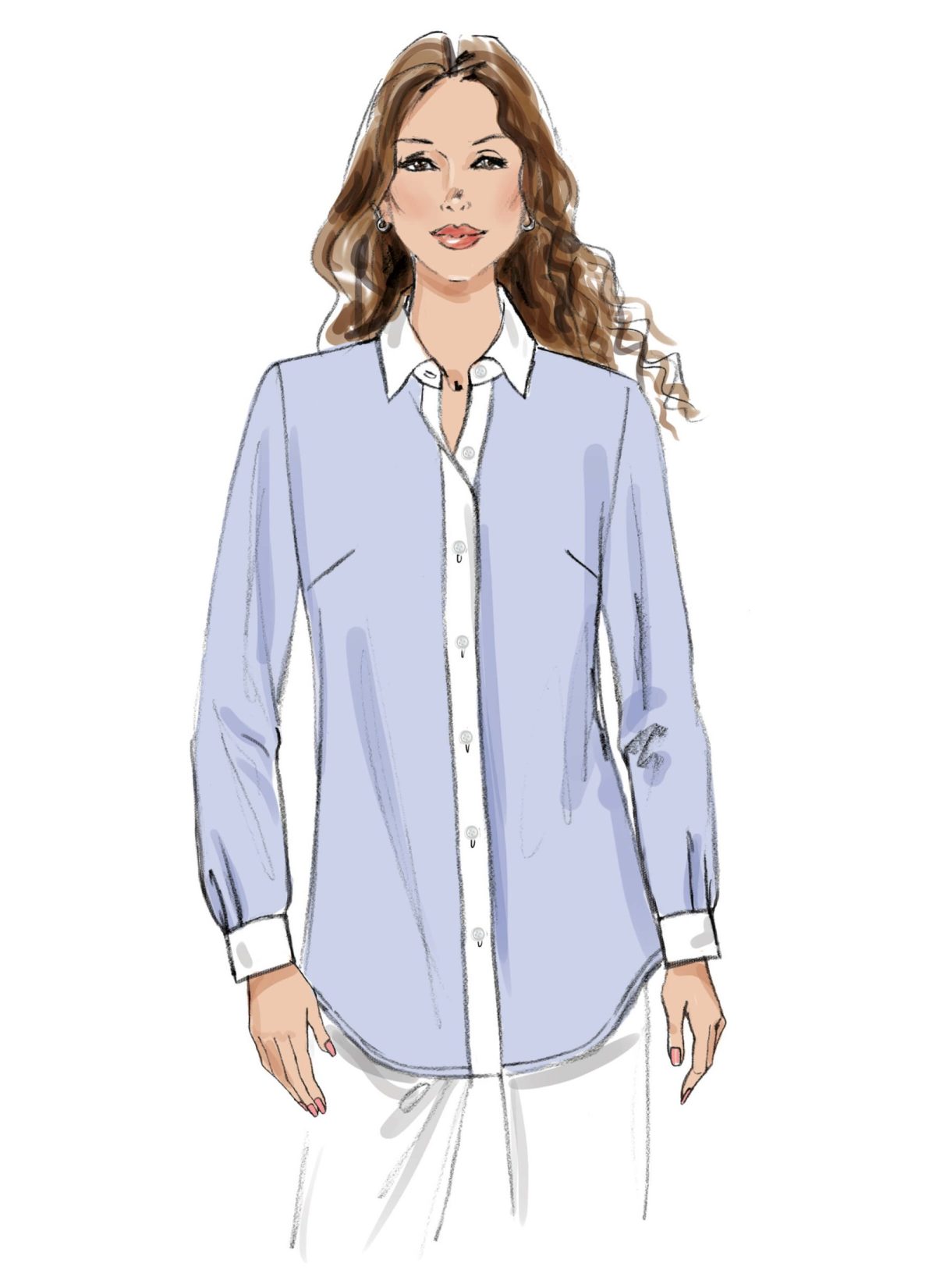 Butterick Sewing Pattern B7010 Misses' Shirts