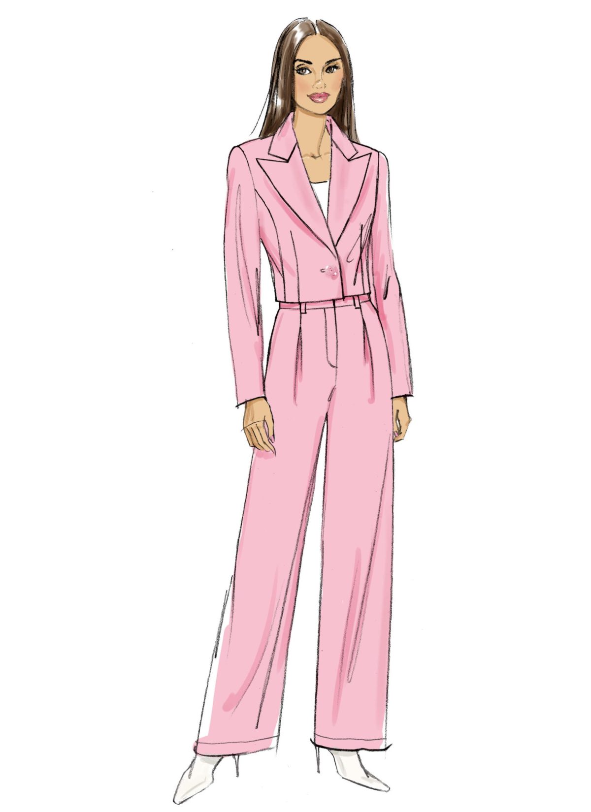 Butterick Sewing Pattern B7012 Misses' Jacket, Skirt, and Trousers