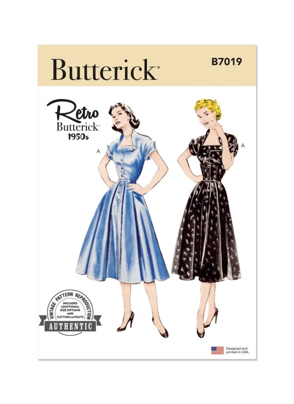 Butterick Sewing Pattern B7019 Misses' Dress