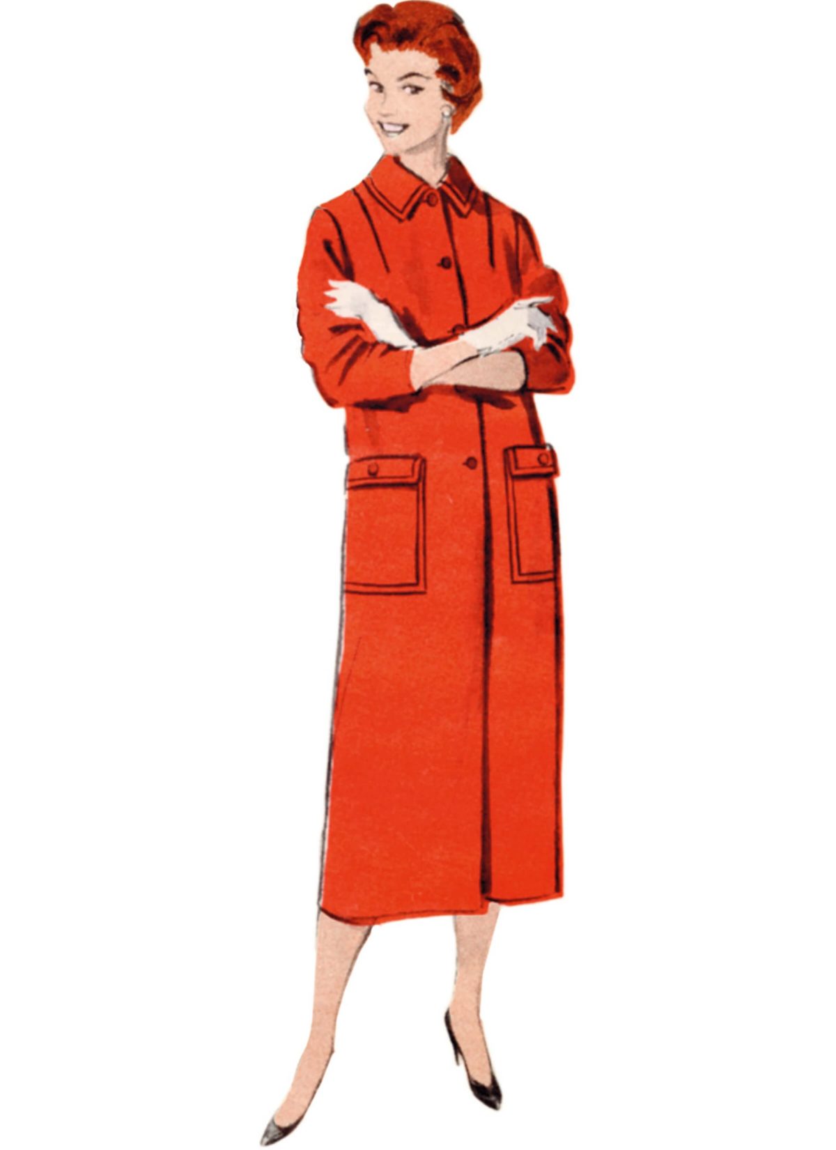 Butterick Sewing Pattern B7020 Misses' Box Coat