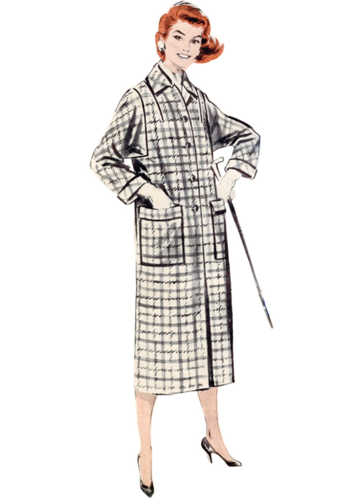 Butterick Sewing Pattern B7020 Misses' Box Coat