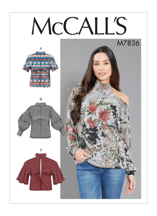 McCall's Sewing Pattern M7836 Misses' Tops