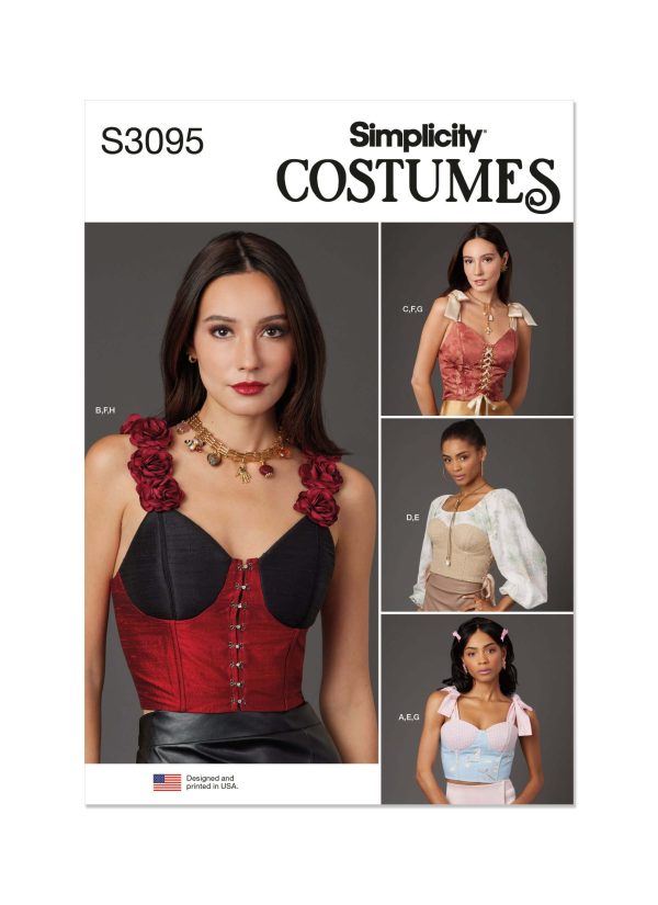 Simplicity Sewing Pattern S3095 Design Your Own Corset