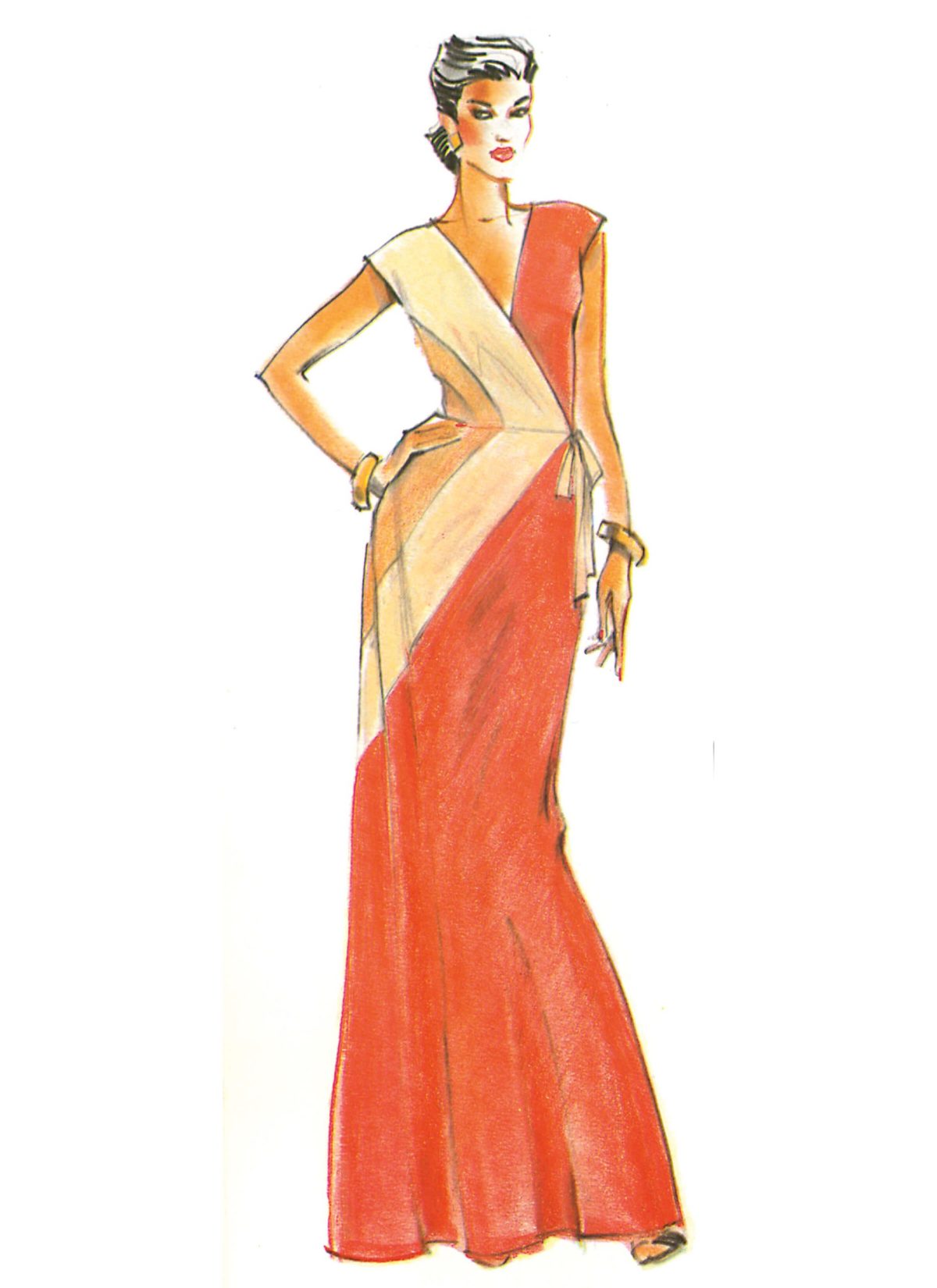 Vogue Patterns Sewing Pattern V2100 Misses' Knit Dress by Diane Von Furstenberg