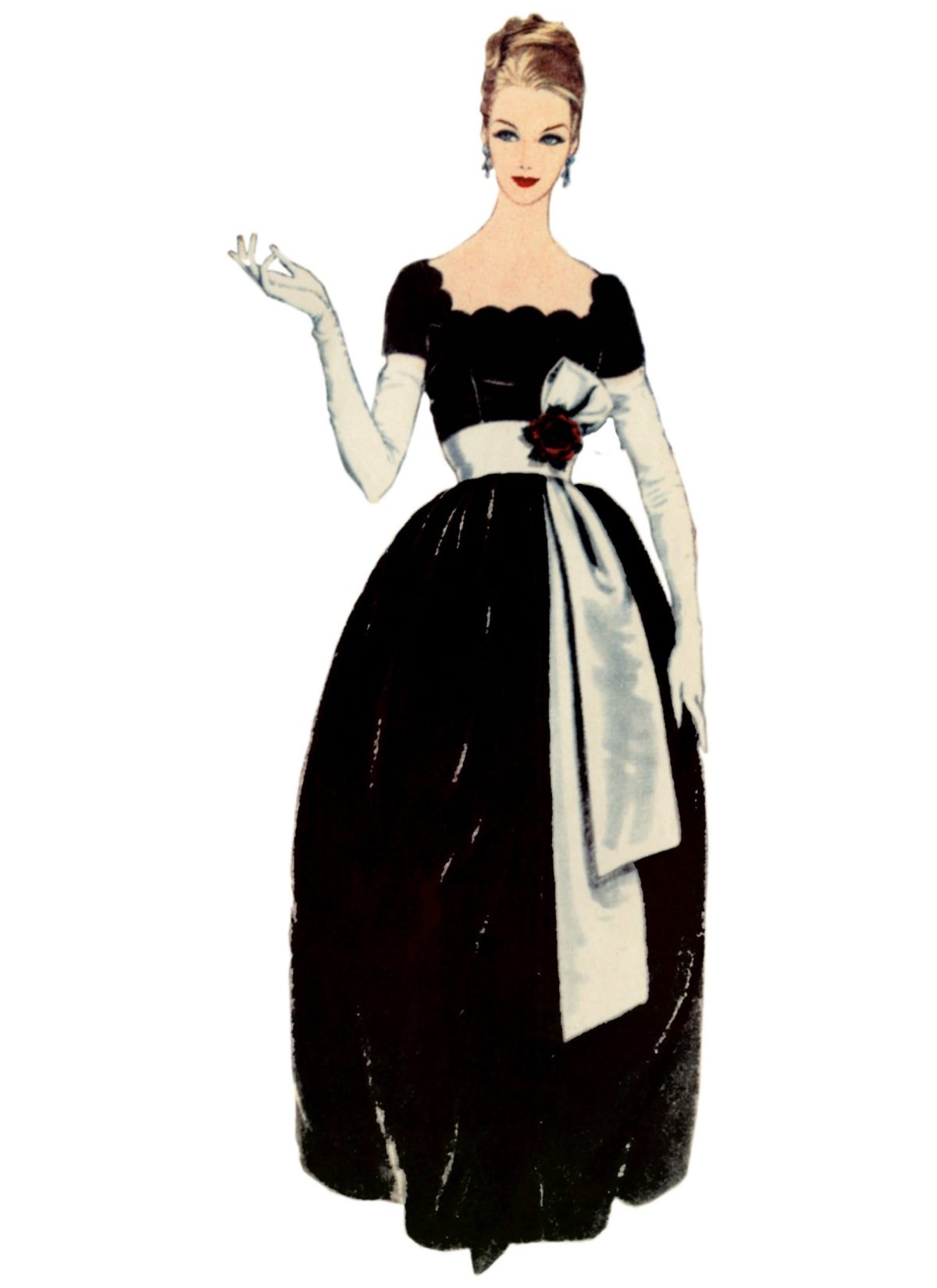 Vogue Patterns Sewing Pattern V2101 Misses' Dress with Belt and Sash