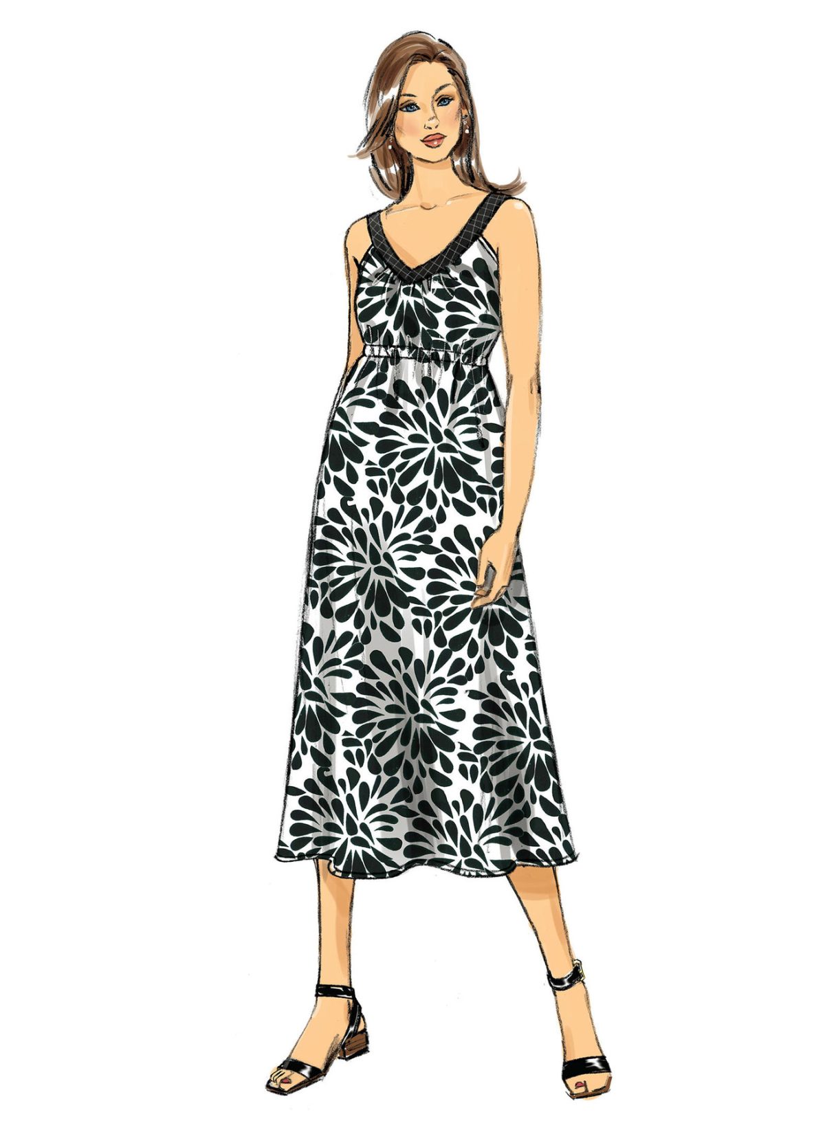 Butterick Sewing Pattern B6068 Misses' Maternity Pullover Dresses and Belt