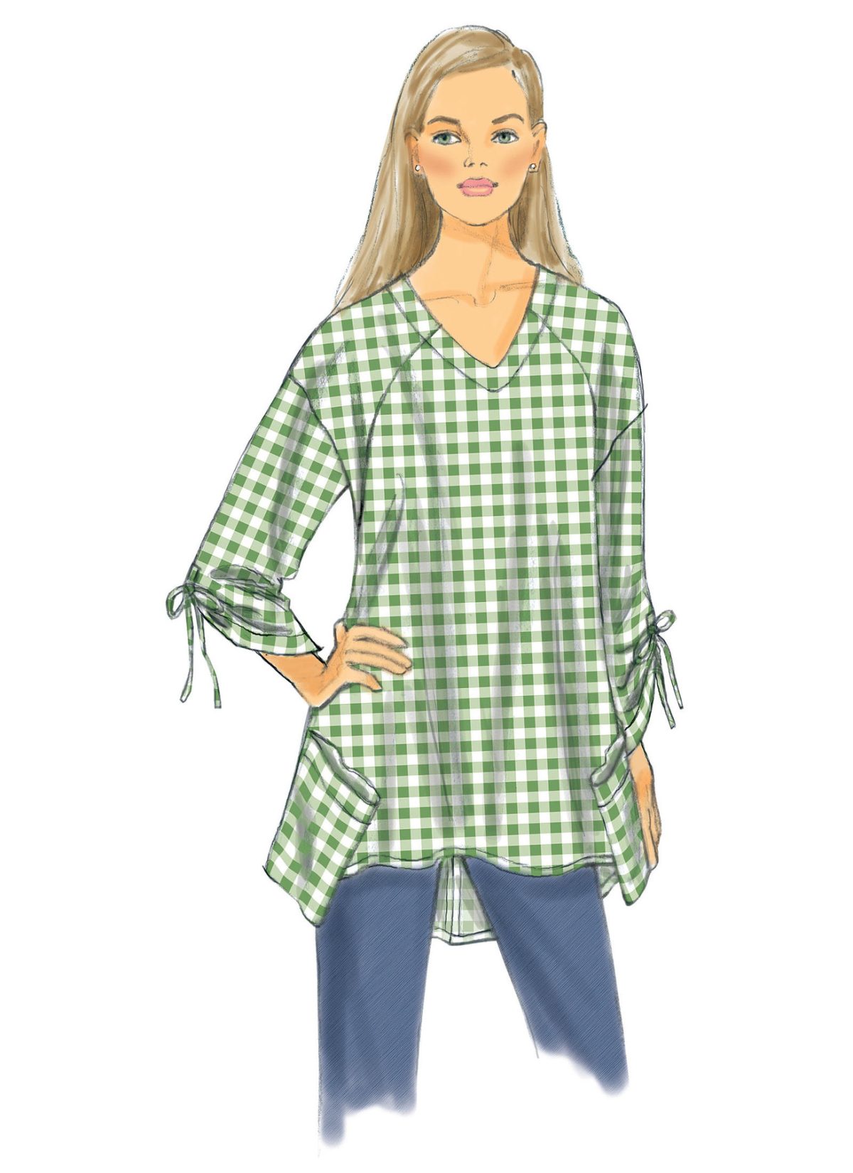Butterick Sewing Pattern B6215 Misses' Raglan Sleeve Tops