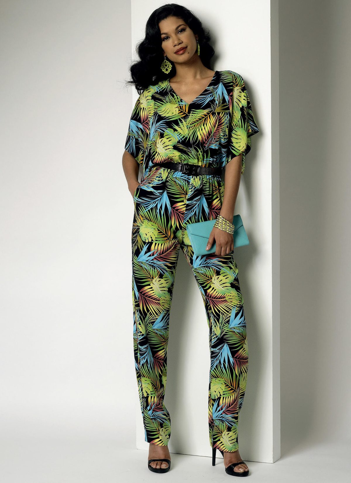 Butterick Sewing Pattern B6220 Misses' Surplice-Back Dress and Jumpsuit