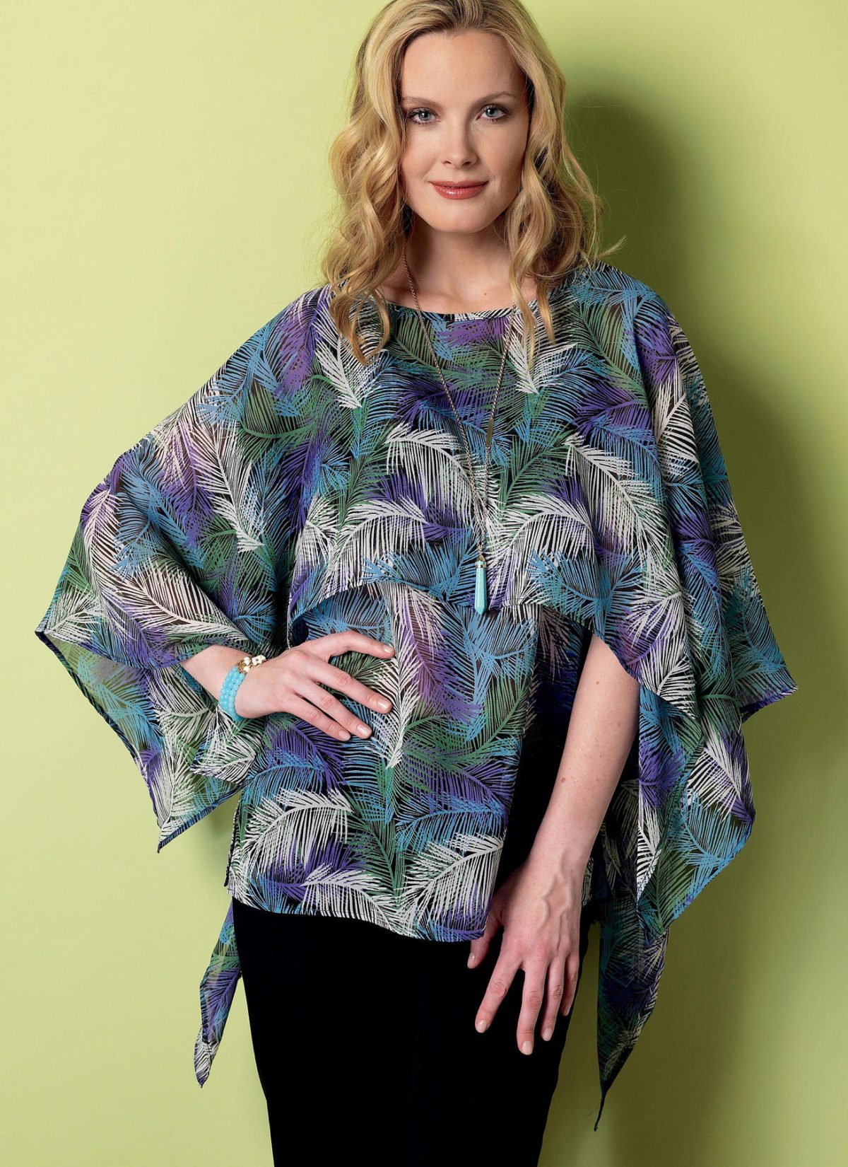 Butterick Sewing Pattern B6356 Misses' Fringe-Trim, Overlay or Notch-Neck Tunics