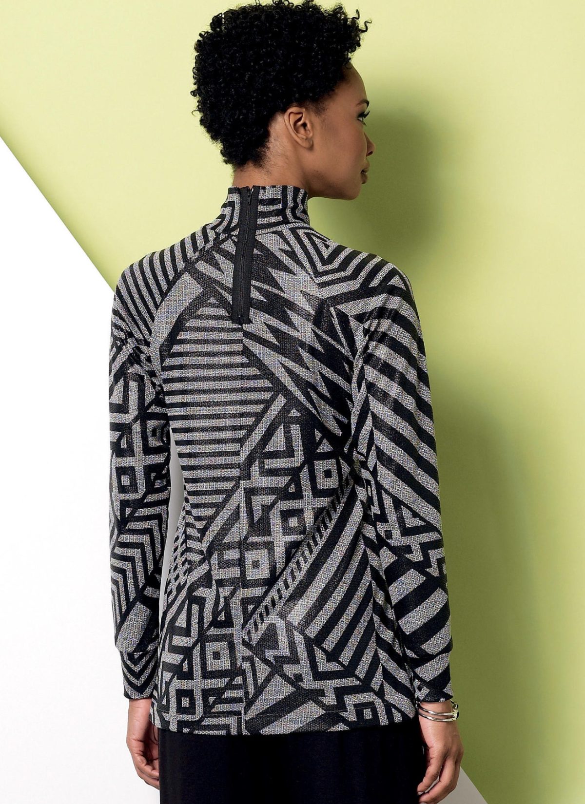 Butterick Sewing Pattern B6389 Misses' Raglan Sleeve Top and Tunic, Shawl Collar Vest, and Pull-On Trousers