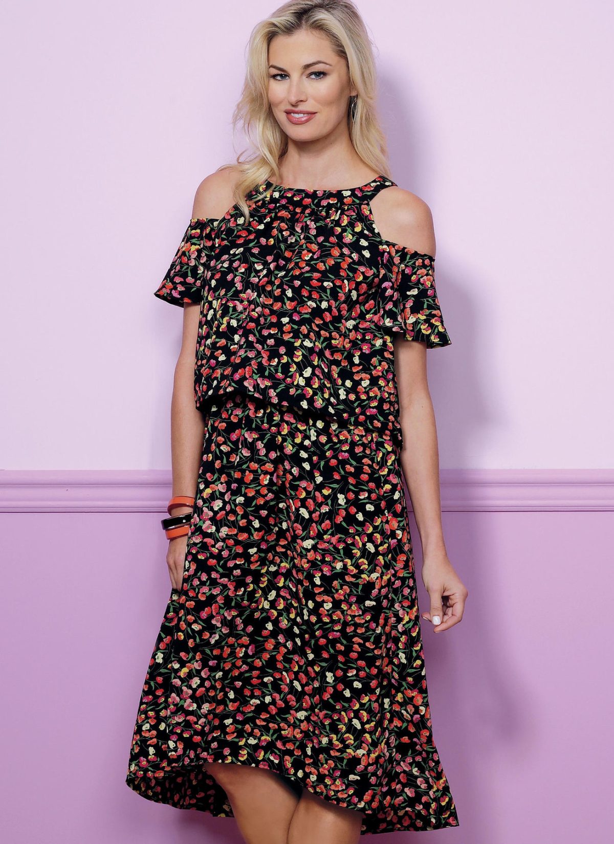 Butterick Sewing Pattern B6452 Misses' Cold-Shoulder or Sleeveless Dresses and Jumpsuit