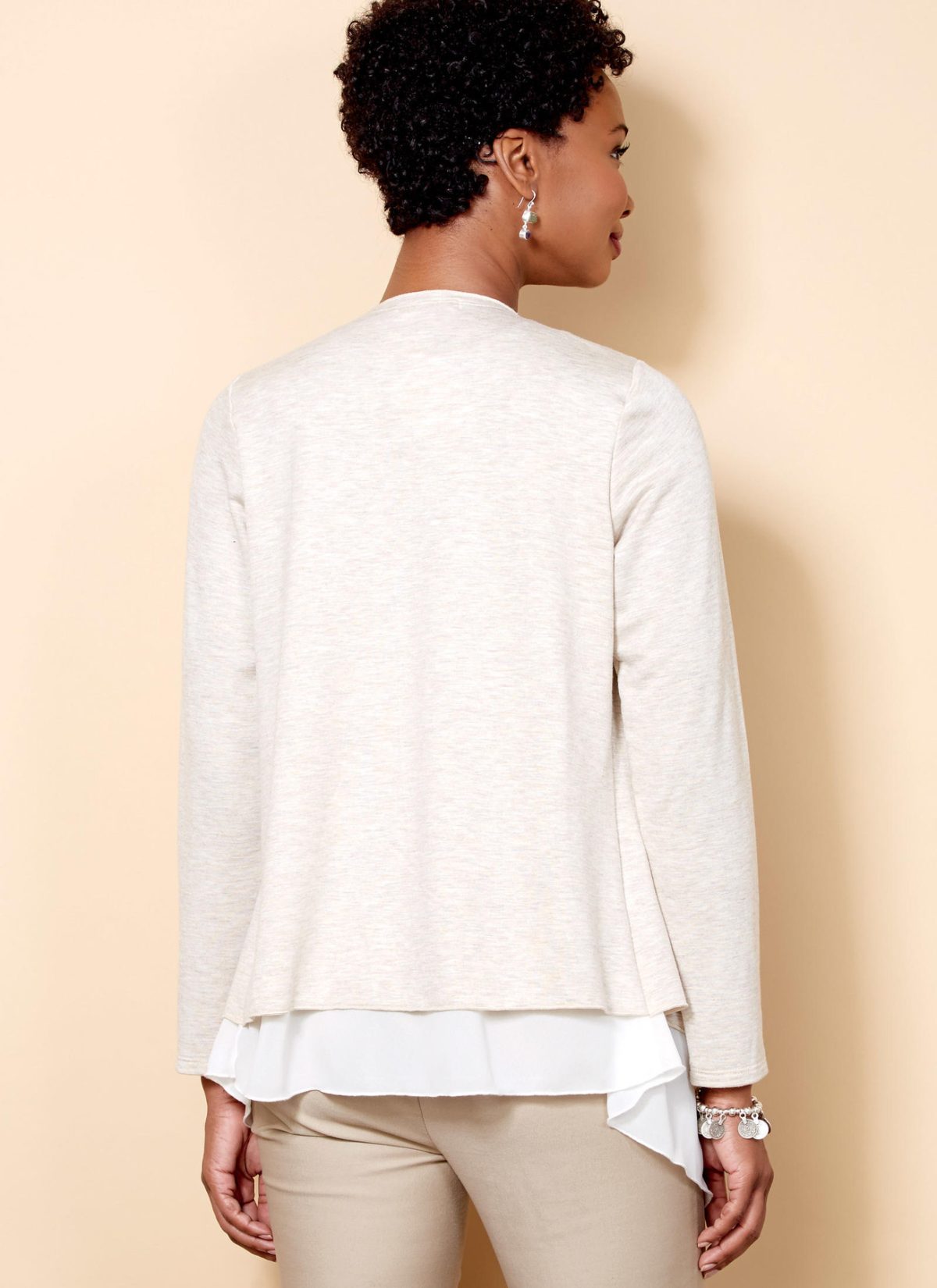 Butterick Sewing Pattern B6527 Misses' Cascade-Collar Knit Jacket