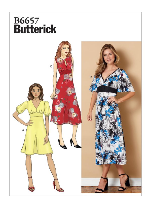 Butterick Sewing Pattern B6657 Misses' Dress