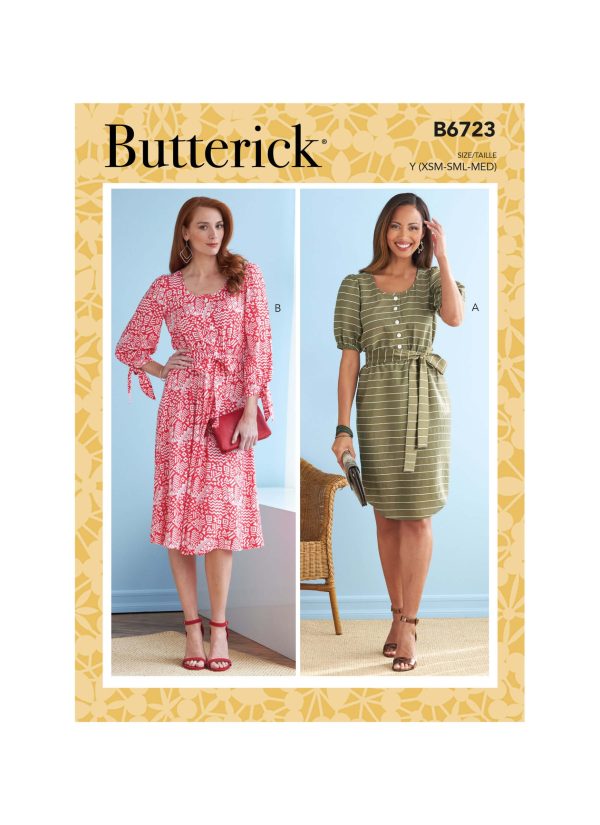 Butterick Sewing Pattern B6723 Misses' Dresses