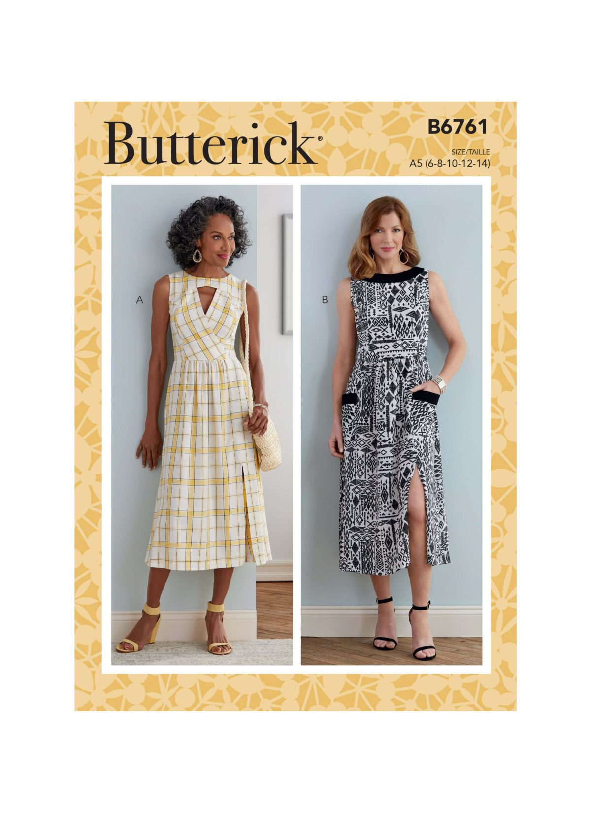 Butterick Sewing Pattern B6761 Misses' & Misses' Petite Dress