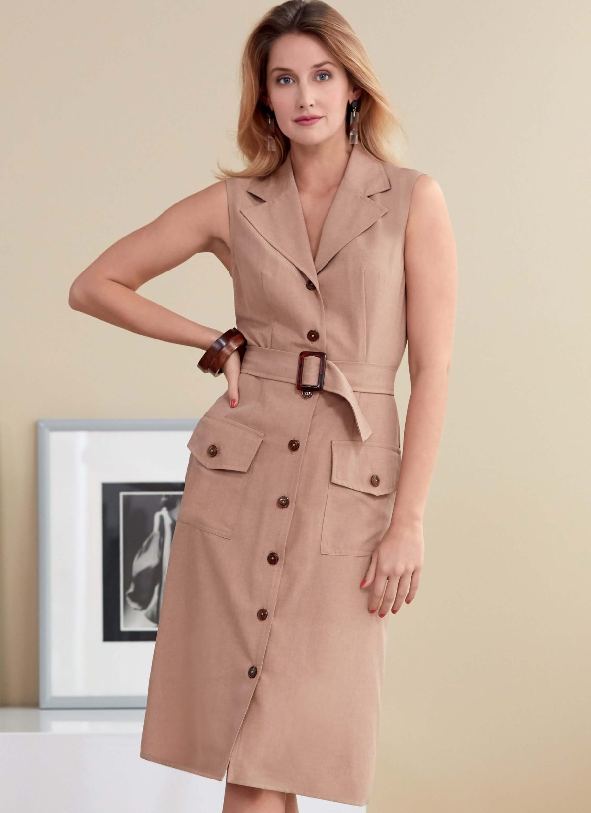Butterick Sewing Pattern B6762 Misses' Dresses & Belts