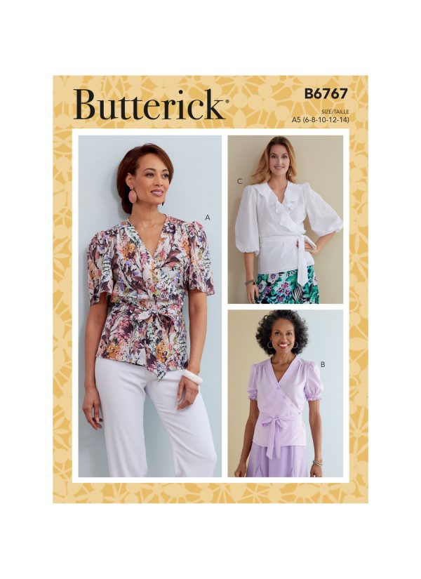 Butterick Sewing Pattern B6767 Misses' Top