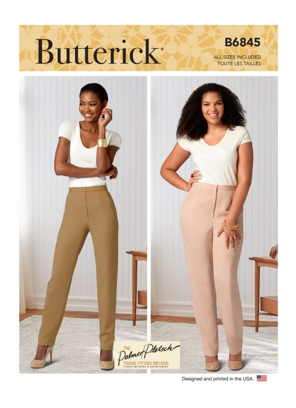 Butterick Sewing Pattern B6845 Misses’ & Women’s Tapered Pants