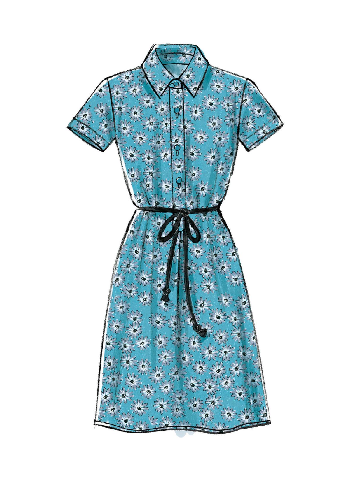 McCall's Sewing Pattern M6885 Misses' Shirtdresses and Sun Hat