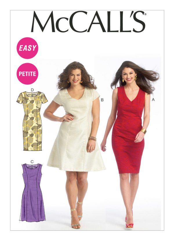 McCall's Sewing Pattern M6920 Misses'/Miss Petite/Women's/Women's Petite Dresses 