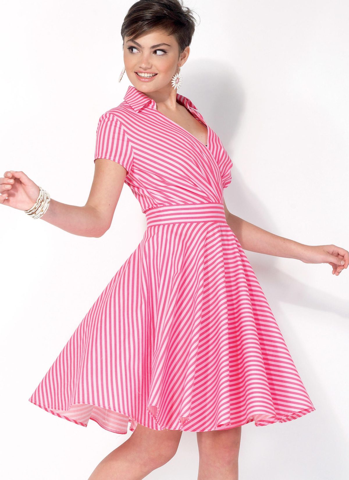 McCall's Sewing Pattern M7081 Misses' Surplice Dresses