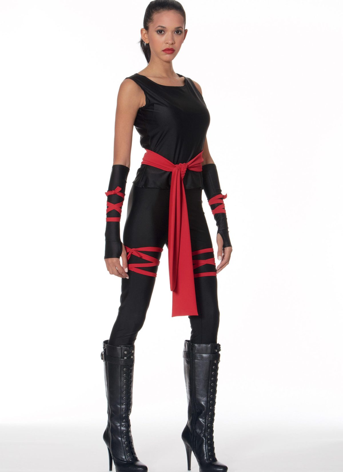 McCall's Sewing Pattern M7492 Misses'/Girls' Skeleton, Hero, Ninja or Fighter Costumes