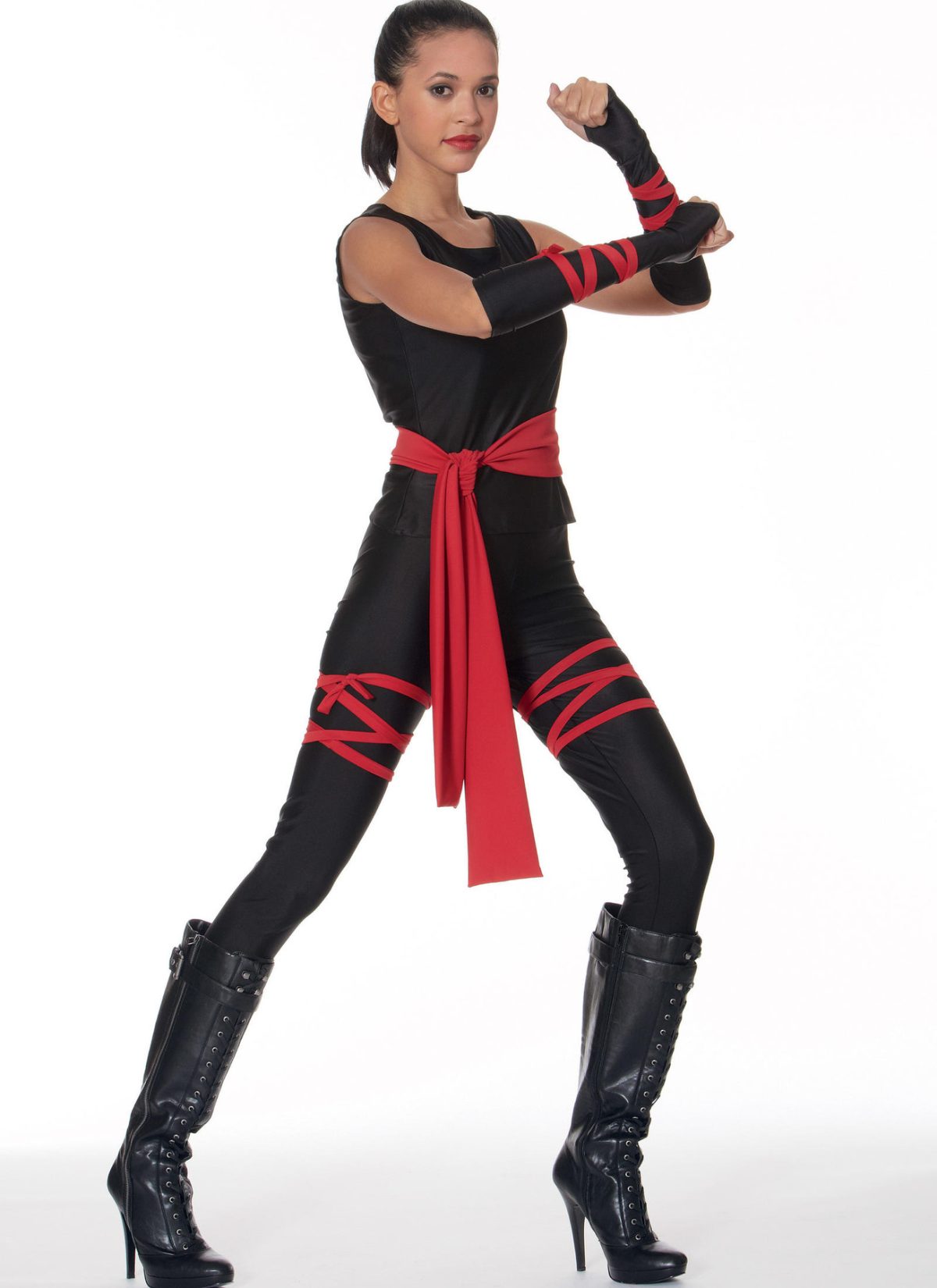 McCall's Sewing Pattern M7492 Misses'/Girls' Skeleton, Hero, Ninja or Fighter Costumes