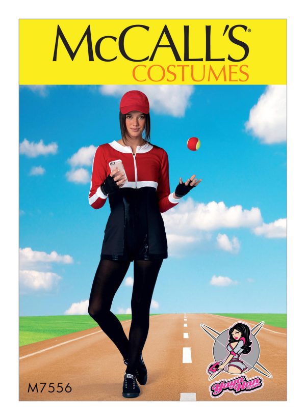 McCall's Sewing Pattern M7556 Cropped Sweatshirts and Princess-Seam Rompers