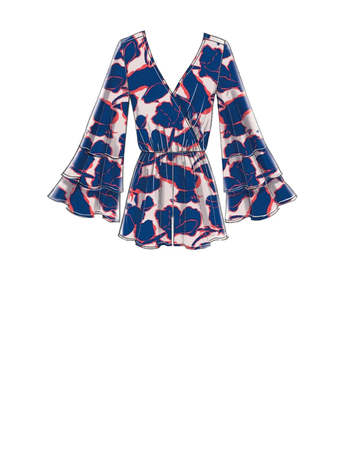 McCall's Sewing Pattern M7577 Misses' Cross-Bodice Romper, Jumpsuit, and Belt