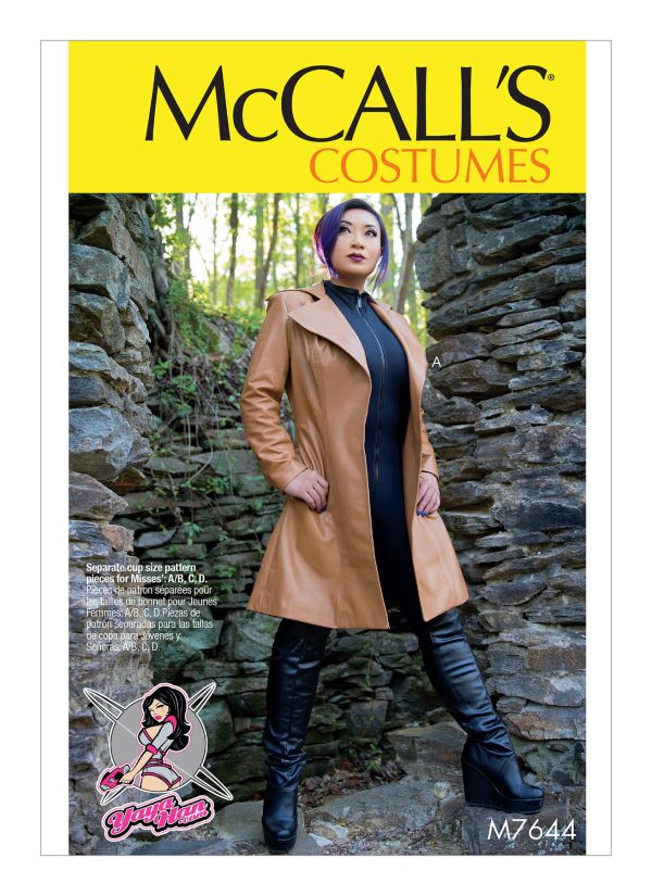 McCall's Sewing Pattern M7644 Misses' Coat Costume 