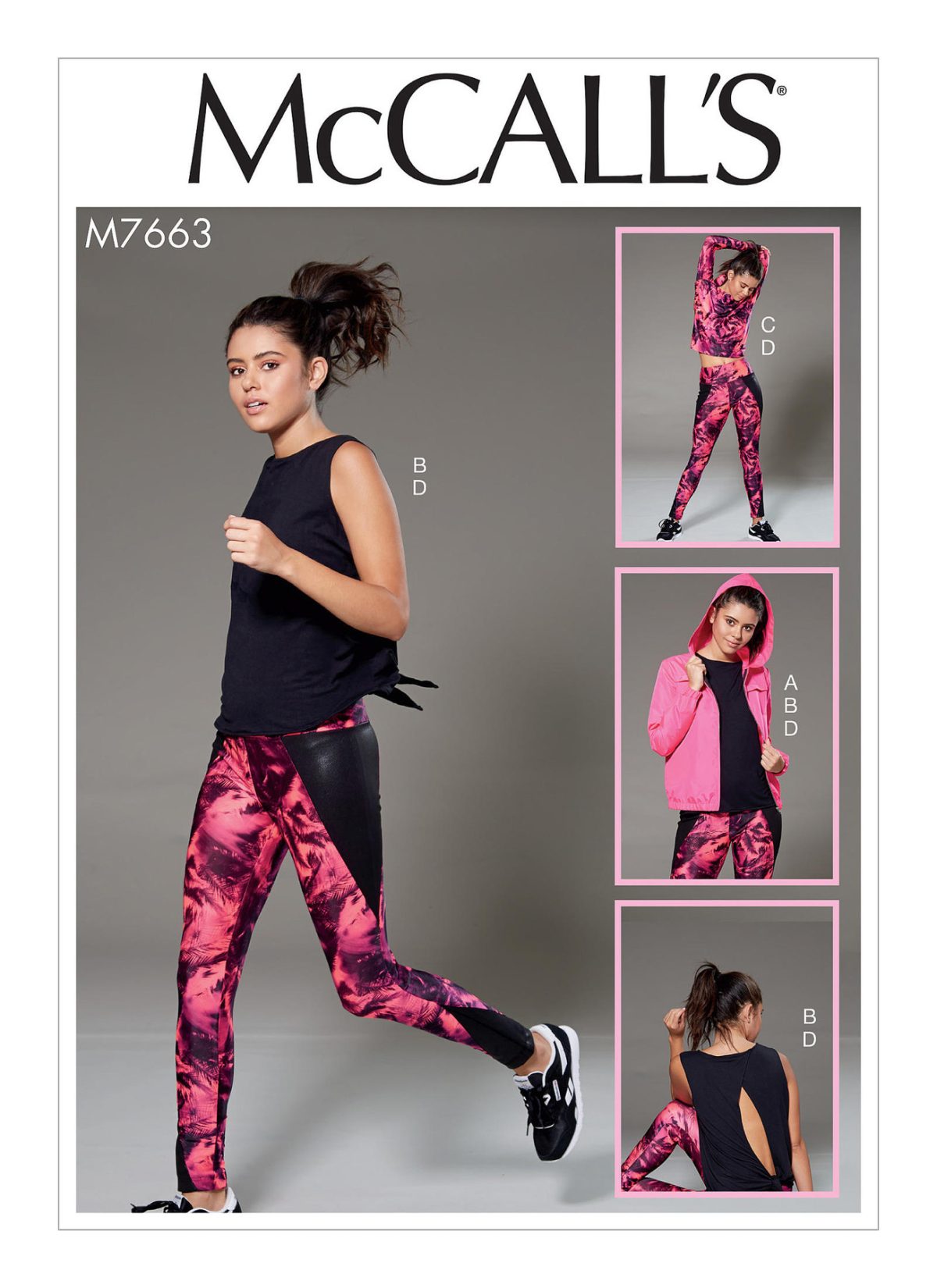 McCall's Sewing Pattern M7660 Misses' Tops with Neck and Sleeve Variations