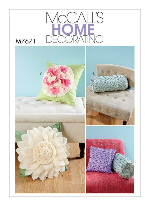 McCall's Sewing Pattern M7671 Pillows