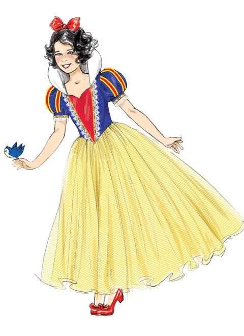 McCall's Sewing Pattern M7673 Child/Girls' Princess Costumes