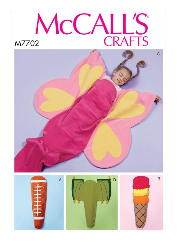McCall's Sewing Pattern M7702 Kid's Themed Blanket